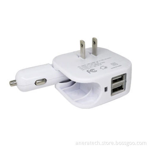 2-in-1 Car Charger and Wall Chargers